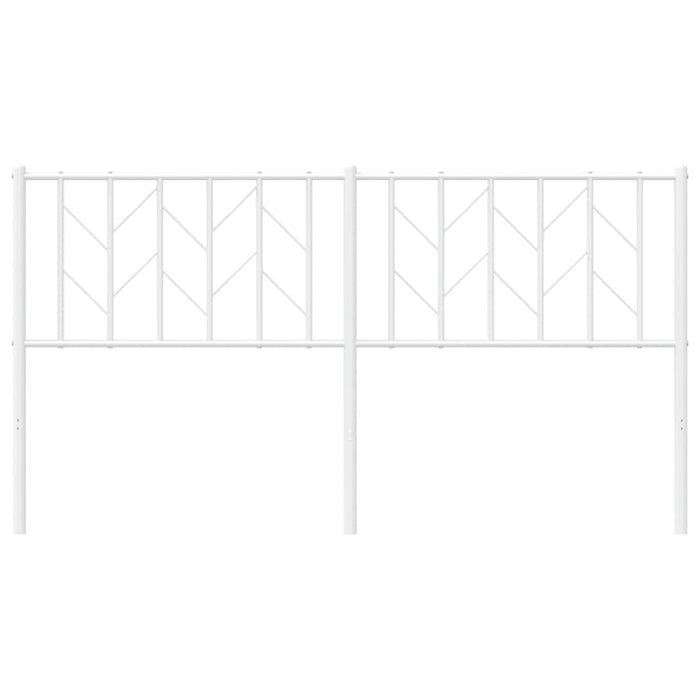 Testiera in Metallo Bianco 160 cm 374521