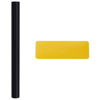 Pellicole per Vetri Statiche Smerigliate Nere 5pz in PVC 3208956