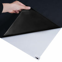 Pellicole per Vetri Statiche Smerigliate Nere 5pz in PVC 3208956