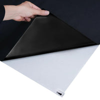 Pellicole per Vetri Statiche Smerigliate Nere 3pz in PVC 3208957