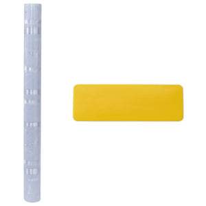 Pellicole per Finestre Smerigliate 4pz Motivo Bambù in PVC 3208960