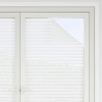 Pellicole per Finestre Smerigliate 4pz Motivo a Righe in PVC 3208974