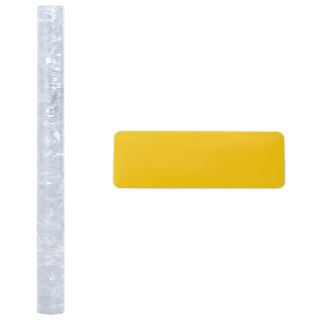 Pellicole per Finestre Smerigliate 2pz Motivo Fiore in PVC 3208979