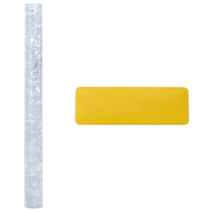 Pellicole per Finestre Smerigliate 2pz Motivo Fiore in PVC 3208979