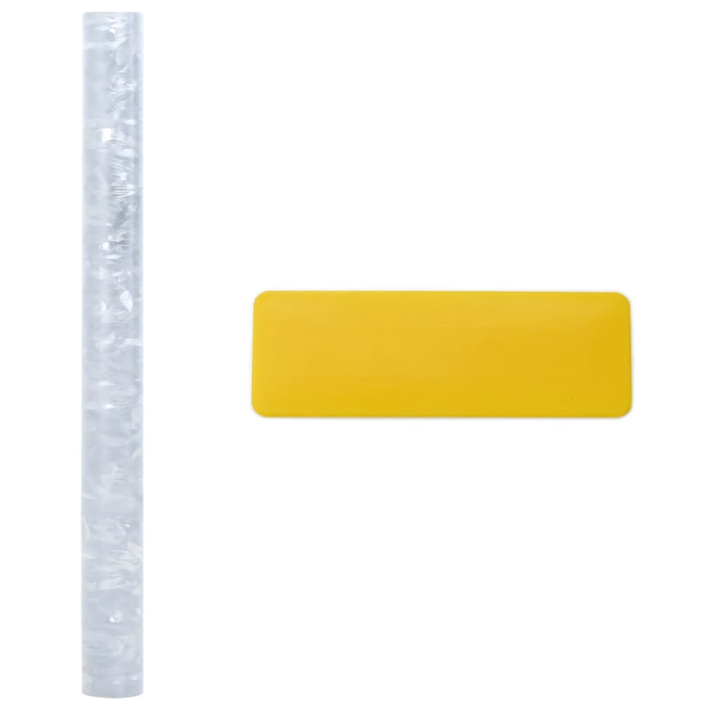 Pellicole per Finestre Smerigliate 4pz Motivo Fiore in PVC 3208980