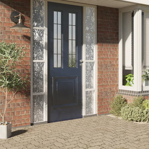 vidaXL Pellicole per Finestre Smerigliate 4pz Motivo Fiore in PVC