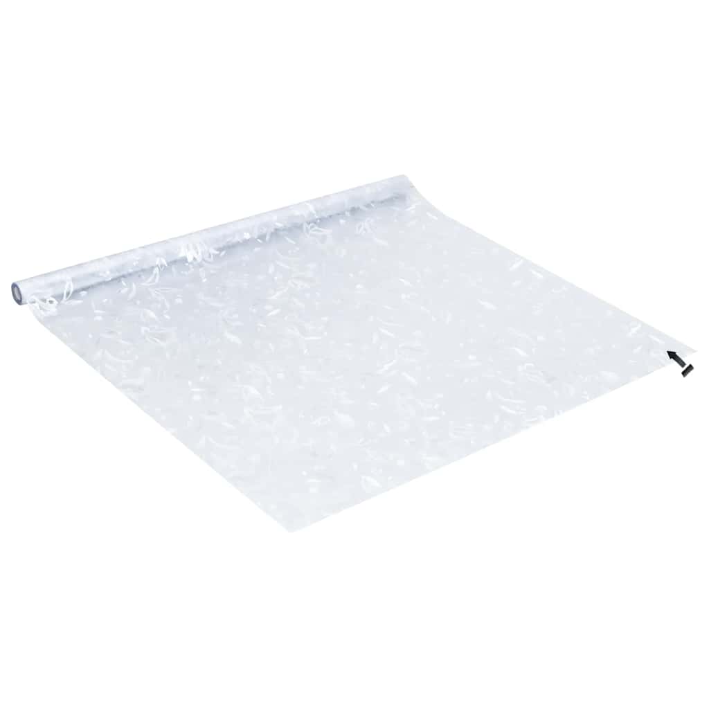 Pellicole per Finestre Smerigliate 4pz Motivo Fiore in PVC 3208982