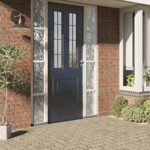 Pellicole per Finestre Smerigliate 4pz Motivo Fiore in PVC 3208982