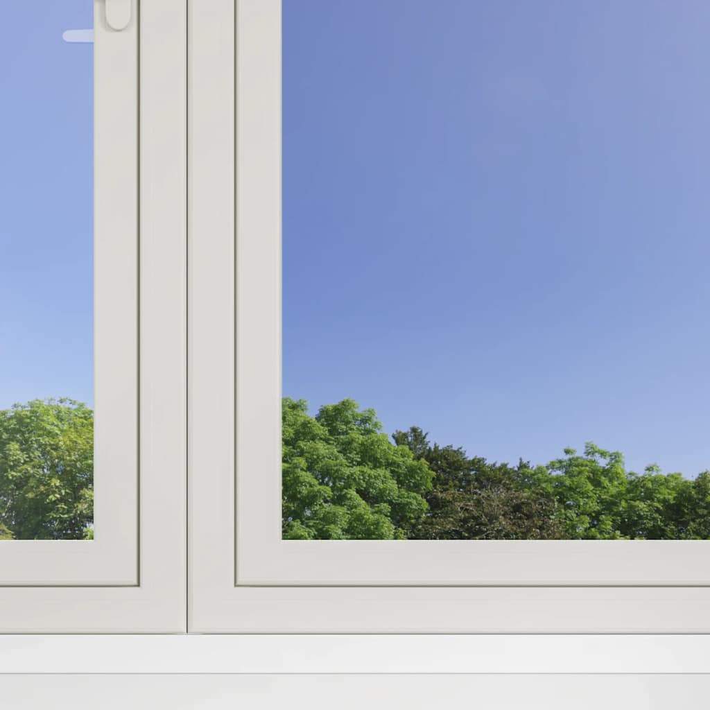 Pellicole Solari Statiche 3pz Effetto Riflettente Argento PVC 3208989