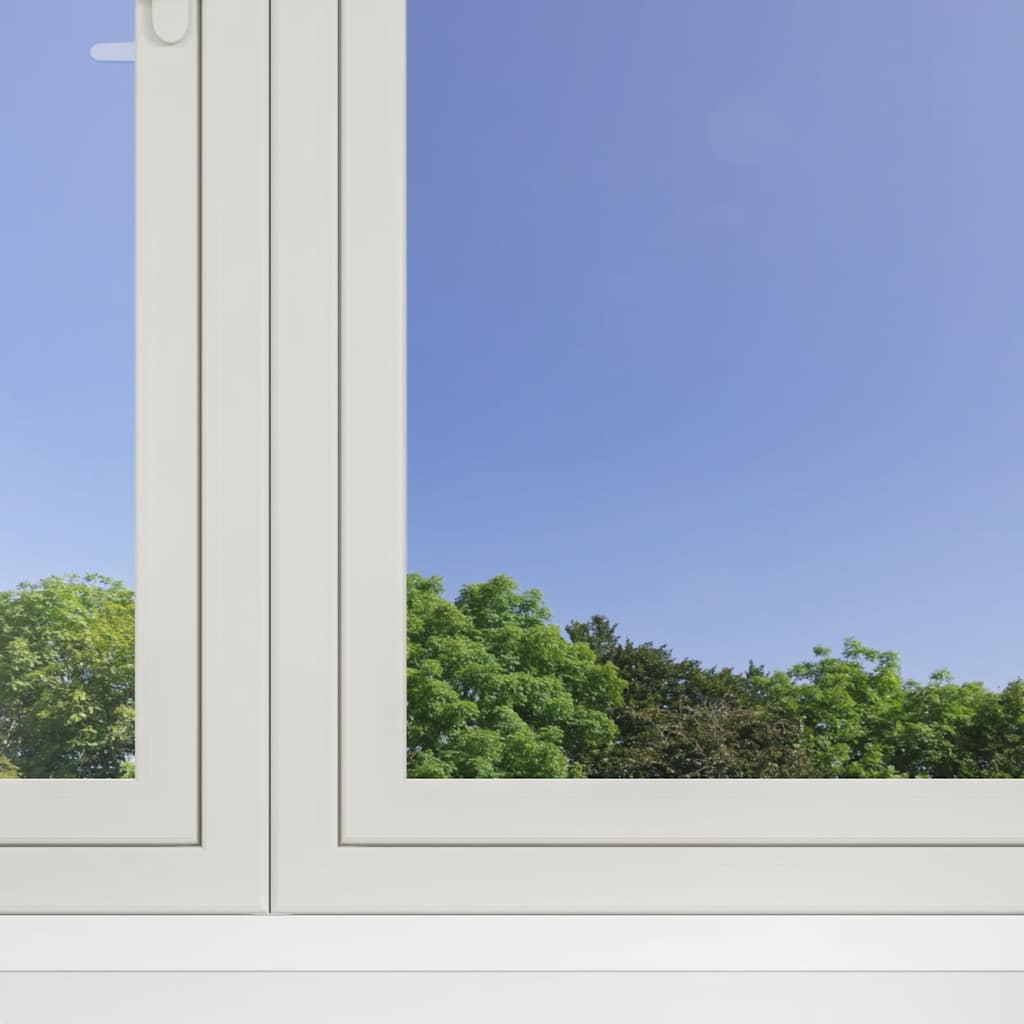 Pellicole Solari Statiche 5pz Effetto Riflettente Argento PVC 3208992