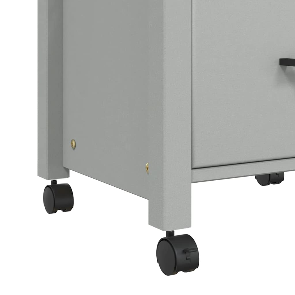 Carrello da Cucina-Scaffale per Cucina MONZA 48x40x88,5 cm in Legno Massello di Pino 701165