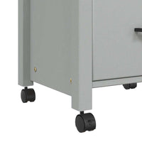 Carrello da Cucina-Scaffale per Cucina MONZA 48x40x88,5 cm in Legno Massello di Pino 590216