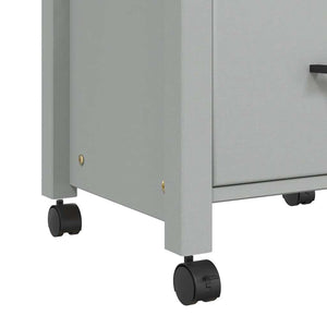 Carrello da Cucina-Scaffale per Cucina MONZA 48x40x88,5 cm in Legno Massello di Pino 590216