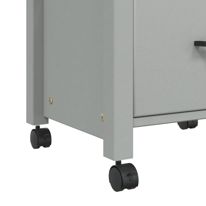 Carrello da Cucina MONZA 48x40x90 cm in Legno Massello di Pino 376086