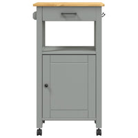 Carrello da Cucina MONZA 48x40x90 cm in Legno Massello di Pino 376089