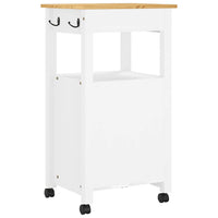 Carrello da Cucina MONZA 48x40x90 cm in Legno Massello di Pino 376090