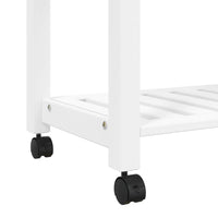 Carrello da Cucina MONZA 84x40x90 cm in Legno Massello di Pino 376102