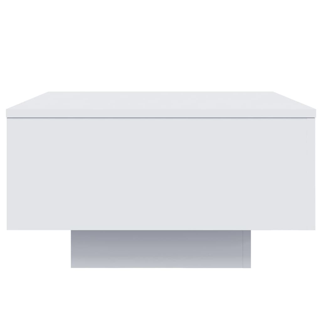 Tavolino da Salotto Bianco 55x55x31 cm in Legno Multistrato 836567