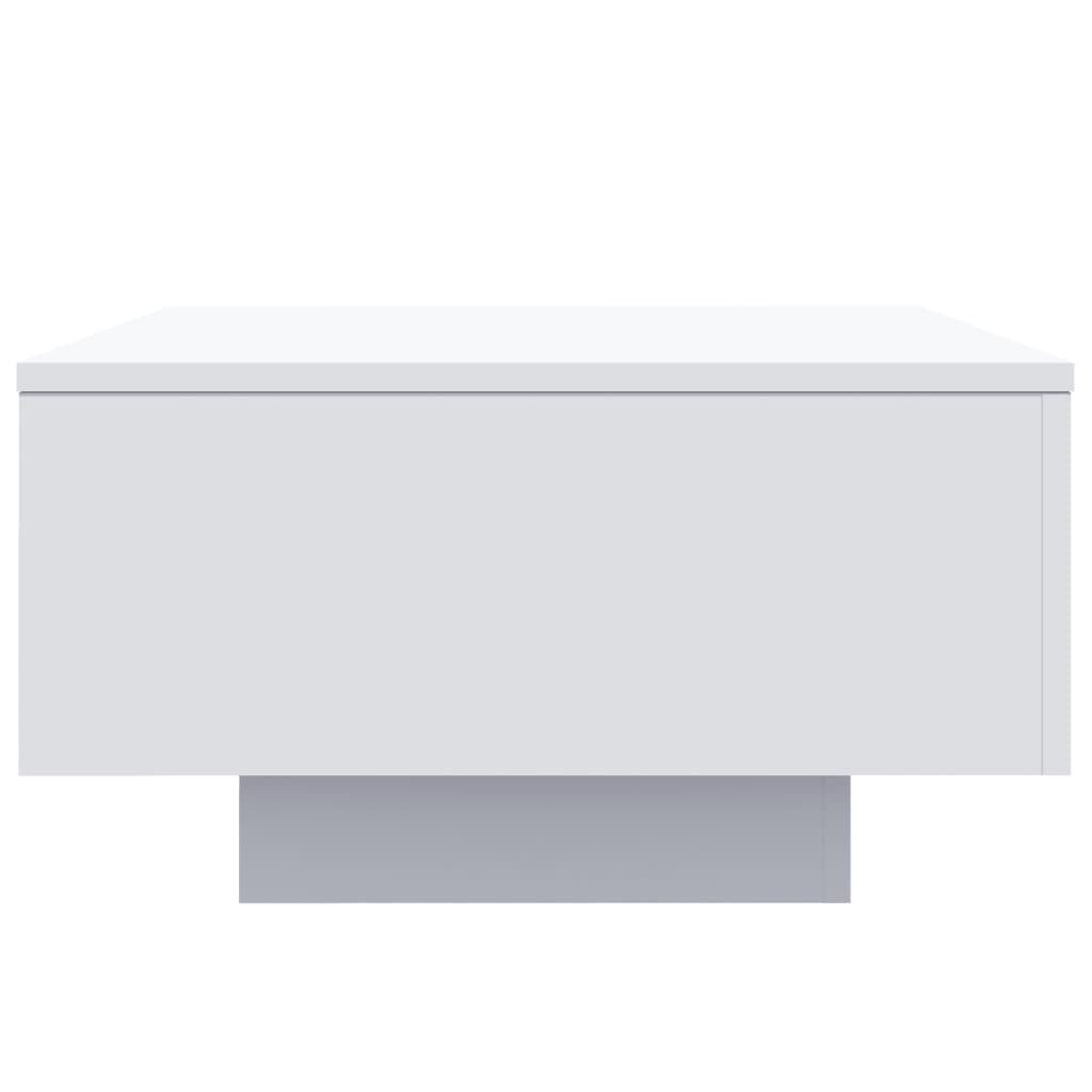 Tavolino da Salotto Bianco 55x55x31 cm in Legno Multistrato 836567