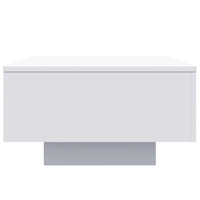 Tavolino da Salotto Bianco 55x55x31 cm in Legno Multistrato 836567