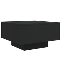 Tavolino da Salotto Nero 55x55x31 cm in Legno Multistratocod mxl 86070