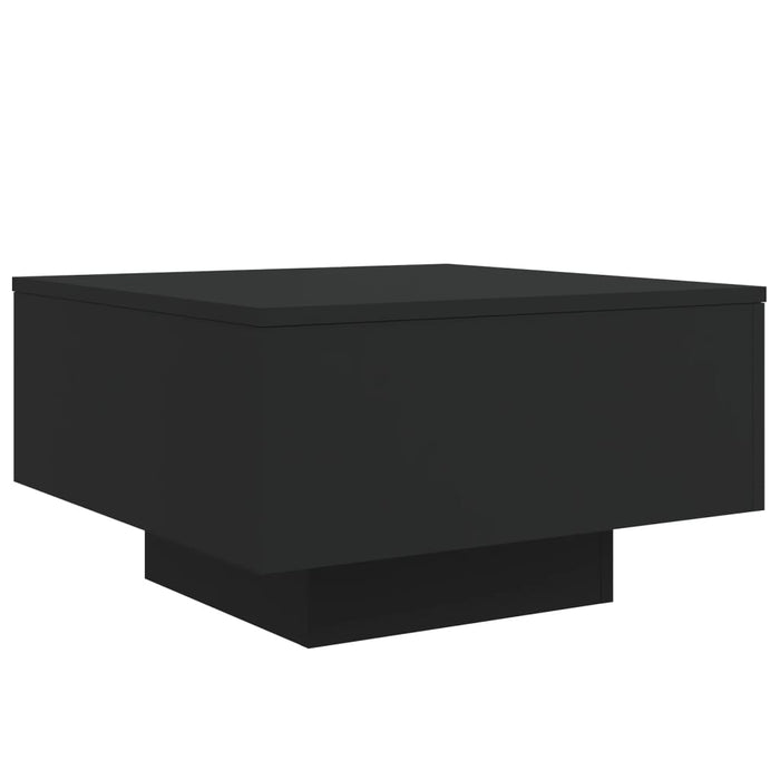Tavolino da Salotto Nero 55x55x31 cm in Legno Multistratocod mxl 86070