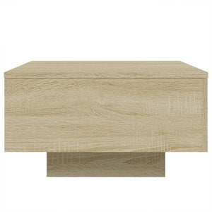 Tavolino da Salotto-Tavolino da soggiorno Rovere Sonoma 55x55x31 cm Legno Multistrato