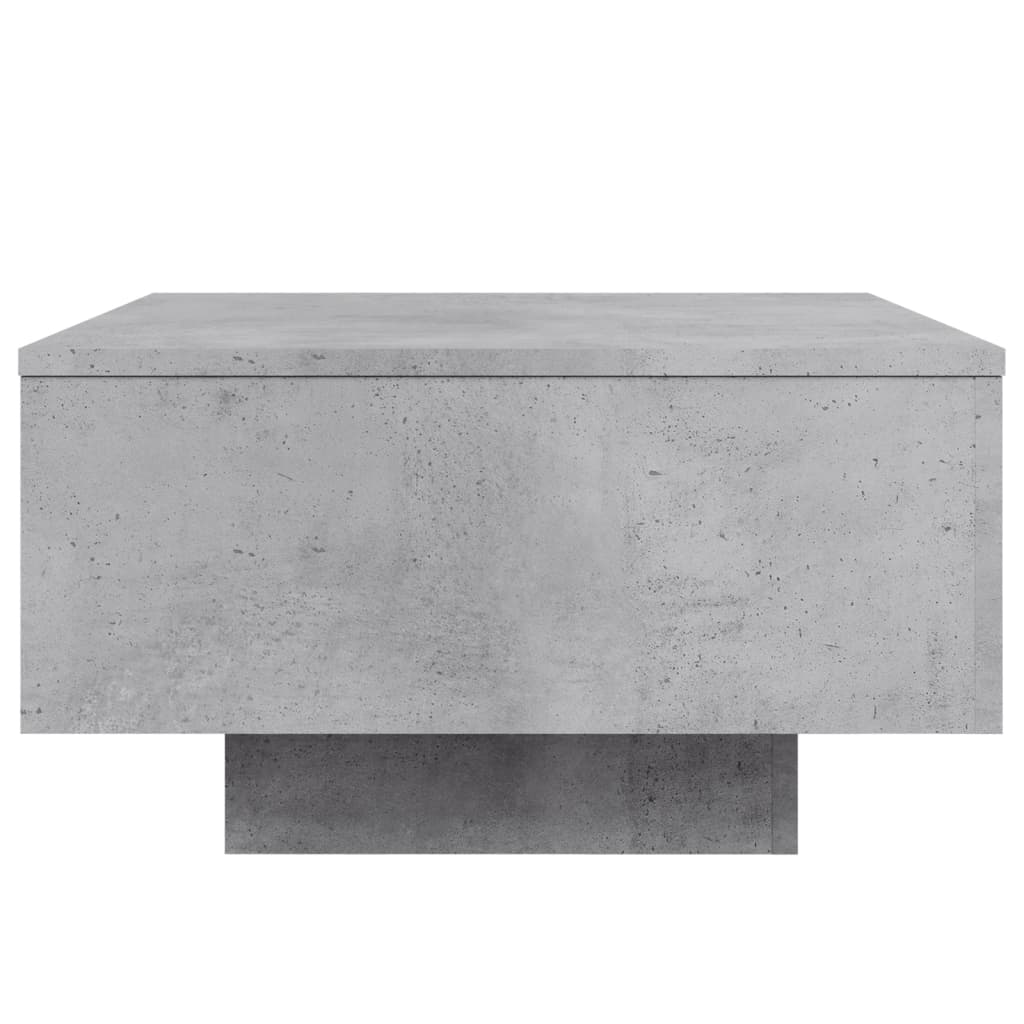 Tavolino da Salotto Grigio Cemento 55x55x31cm Legno Multistrato 836570