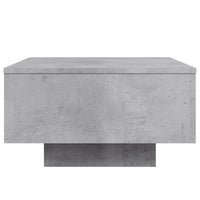 Tavolino da Salotto Grigio Cemento 55x55x31cm Legno Multistrato 836570