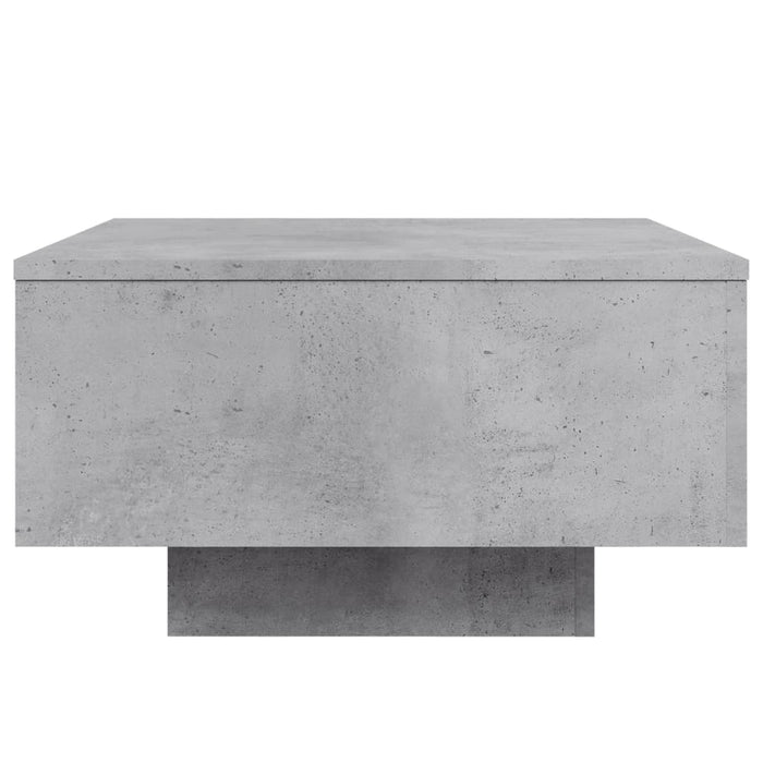 Tavolino da Salotto Grigio Cemento 55x55x31cm Legno Multistrato 836570