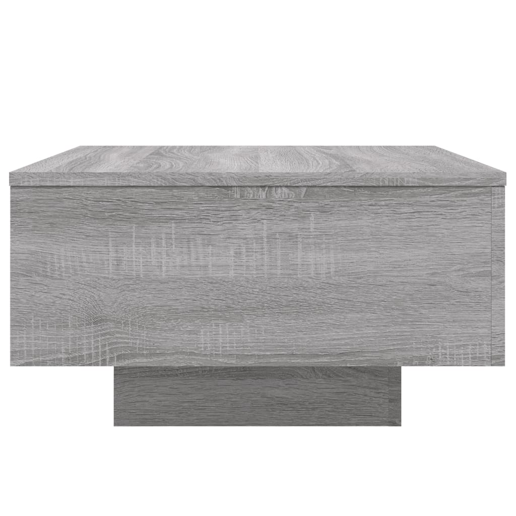 Tavolino da Salotto Grigio Sonoma 55x55x31 cm Legno Multistrato 836572