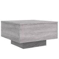 Tavolino da Salotto Grigio Sonoma 55x55x31 cm Legno Multistrato 836572
