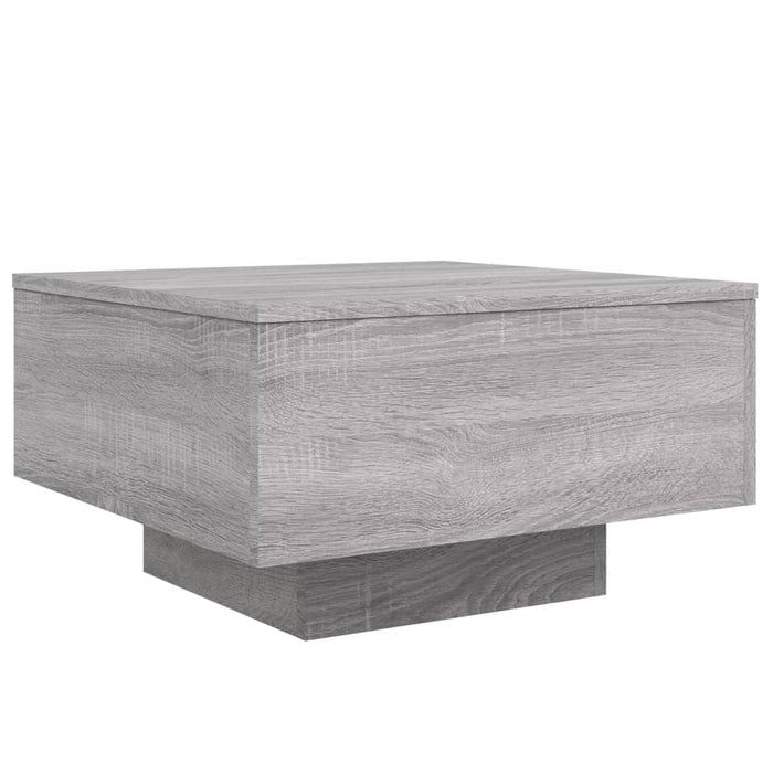 Tavolino da Salotto Grigio Sonoma 55x55x31 cm Legno Multistrato 836572