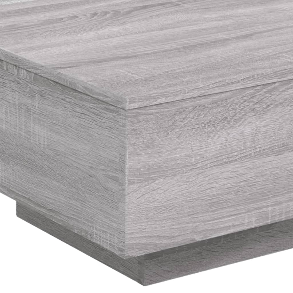 Tavolino da Salotto-Tavolino da soggiorno Grigio Sonoma 55x55x31 cm Legno Multistrato