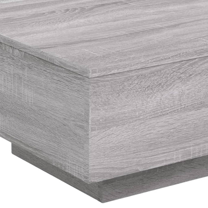 Tavolino da Salotto-Tavolino da soggiorno Grigio Sonoma 55x55x31 cm Legno Multistrato