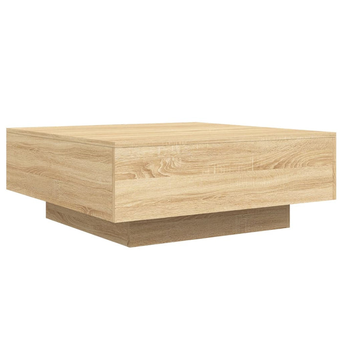 Tavolino da Salotto Rovere Sonoma 80x80x31 cm Legno Multistrato 836583