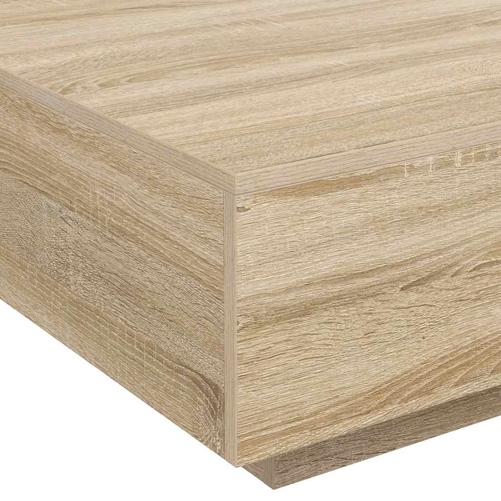 Tavolino da Salotto Rovere Sonoma 80x80x31 cm Legno Multistrato 836583