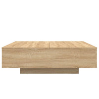 Tavolino Salotto Rovere Sonoma 100x100x31 cm Legno Multistrato 836597