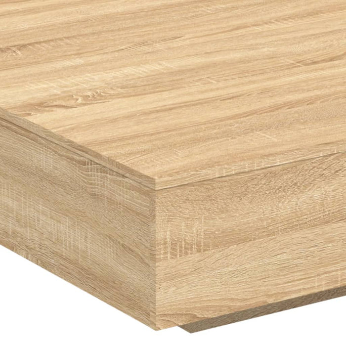 Tavolino Salotto Rovere Sonoma 100x100x31 cm Legno Multistrato 836597