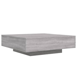 Tavolino Salotto Grigio Sonoma 100x100x31 cm Legno Multistrato