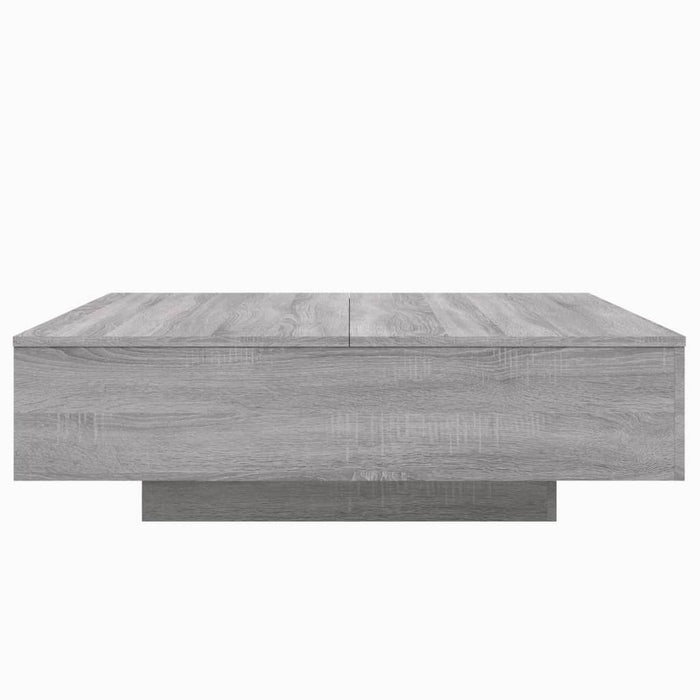 Tavolino Salotto Grigio Sonoma 100x100x31 cm Legno Multistrato