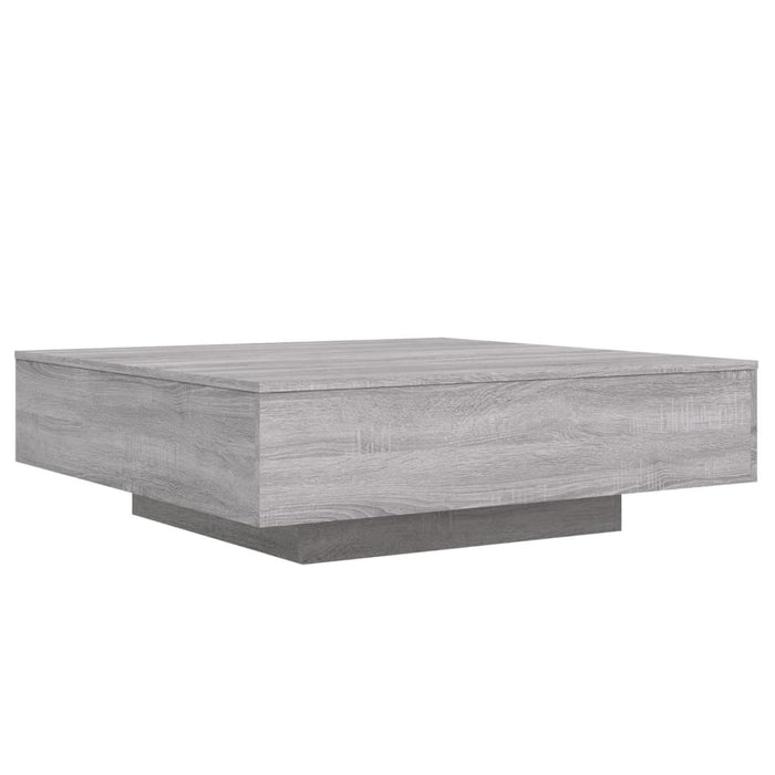 Tavolino Salotto-Tavolino da Soggiorno Grigio Sonoma 100x100x31 cm Legno Multistrato