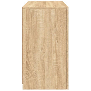 Credenza con Luci -Buffet-Armadio da cucina Rovere Sonoma 60,5x37x67 cm