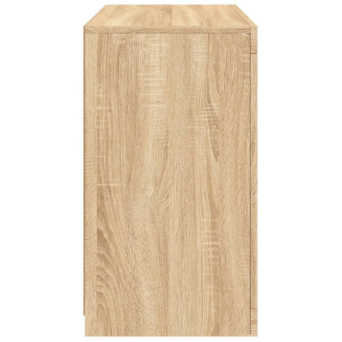 Credenza con Luci -Buffet-Armadio da cucina Rovere Sonoma 60,5x37x67 cm