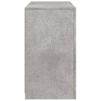 Credenza con Luci LED Grigio Cemento 60,5x37x67 cm 836619