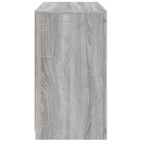 Credenza con Luci LED Grigio Sonoma 60,5x37x67 cm 836621