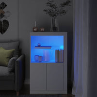 Armadietto con Luci LED Bianco in Legno Multistratocod mxl 132637