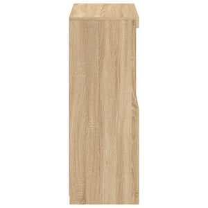 Armadietto con Luci LED Rovere Sonoma in Legno Multistrato 836625