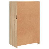 Armadietto con Luci LED Rovere Sonoma in Legno Multistrato 836625