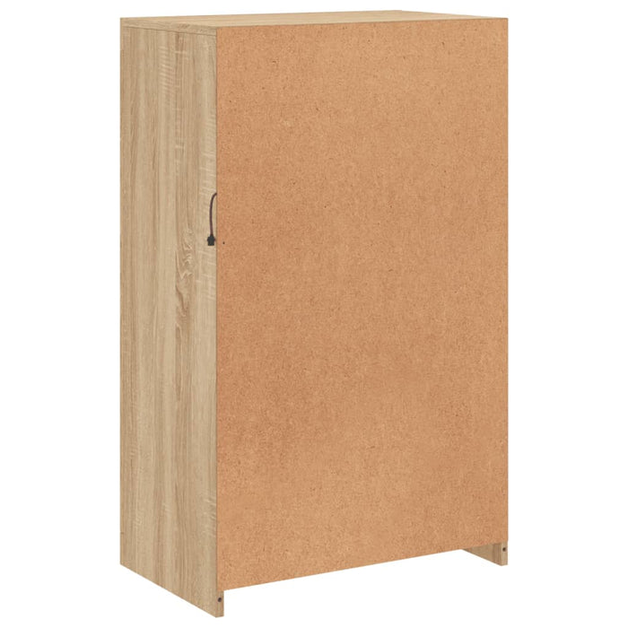 Armadietto con Luci LED Rovere Sonoma in Legno Multistrato 836625